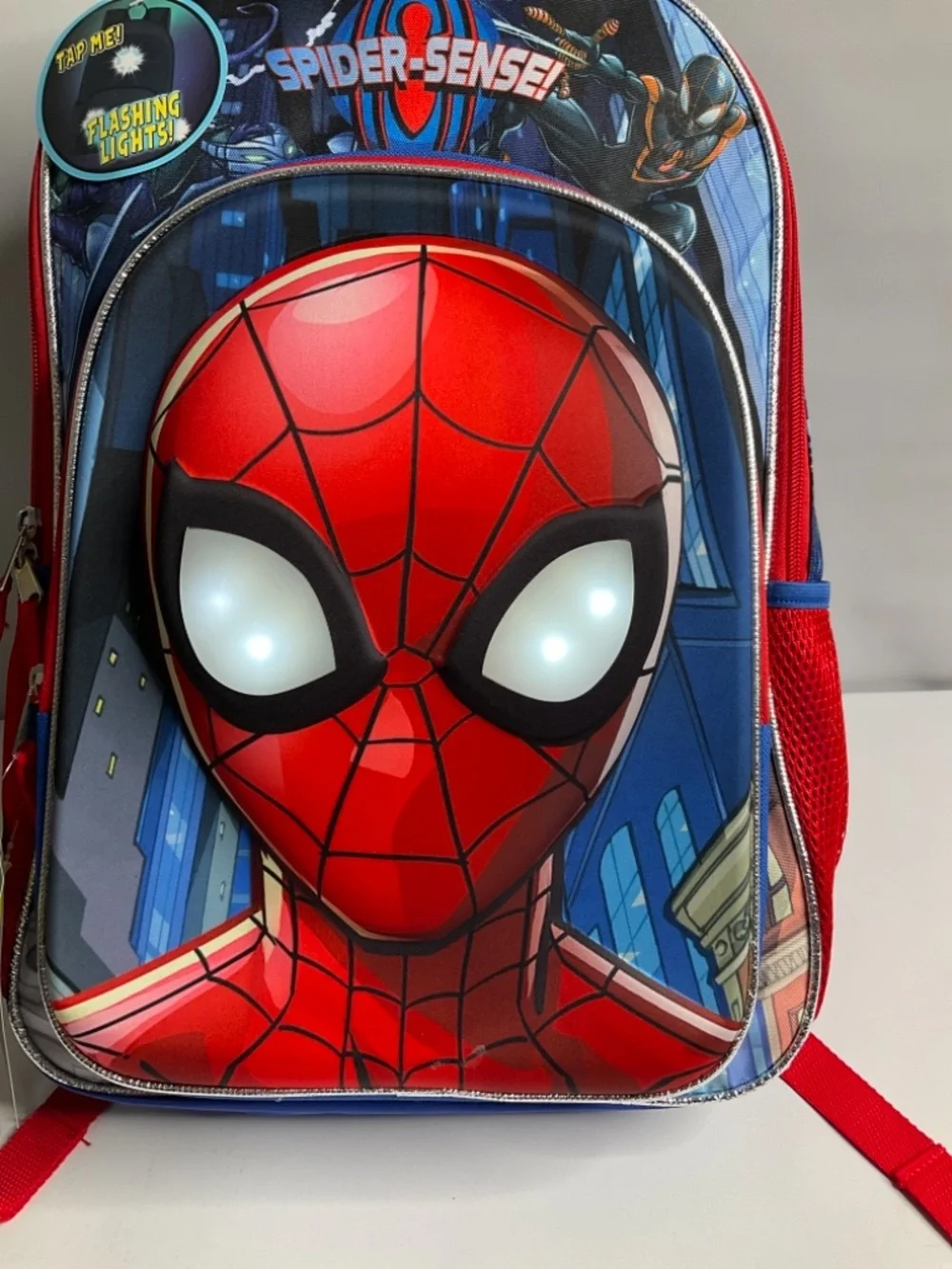 Spider Man 17” Kids Light Up Backpack